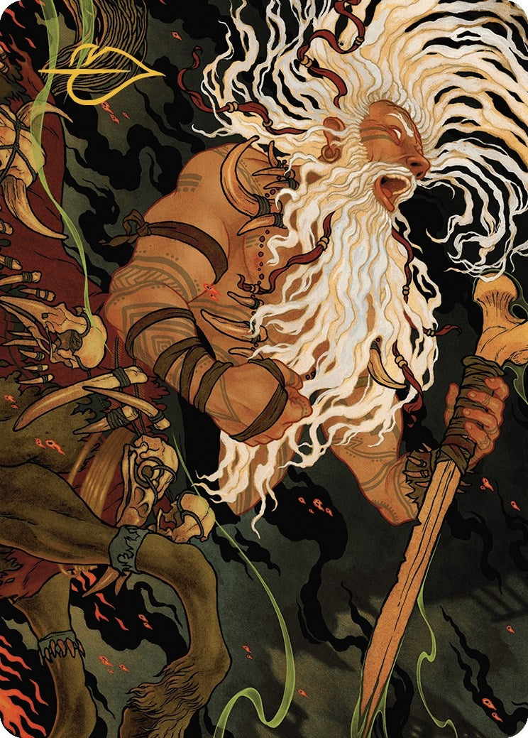 Image for Yarus, Roar of the Old Gods Art Card (46/49) (Gold-Stamped Signature) (46) [Murders at Karlov Manor] - Magic: The Gathering