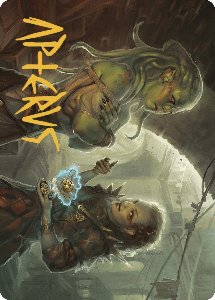 Image for Extract a Confession Art Card (Gold-Stamped Signature) (7) [Murders at Karlov Manor] - Magic: The Gathering