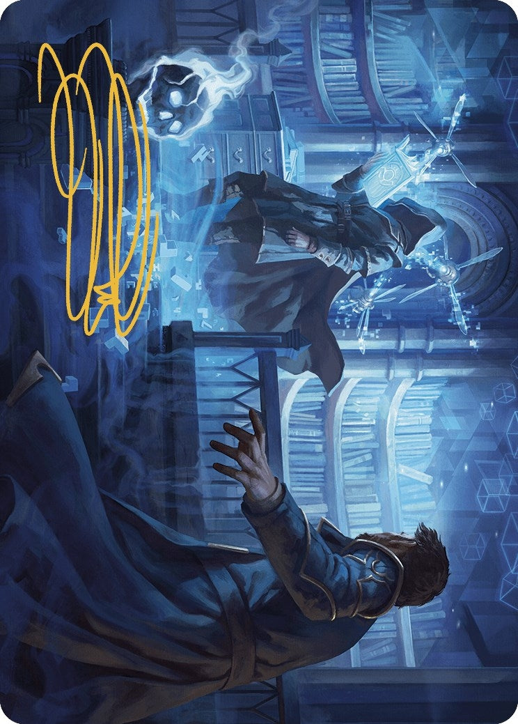 Image for Intrude on the Mind Art Card (Gold-Stamped Signature) (6) [Murders at Karlov Manor] - Magic: The Gathering