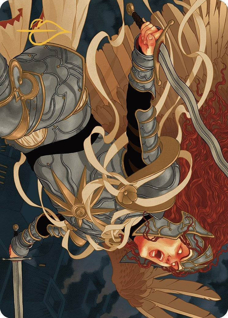 Image for Aurelia, the Law Above Art Card (41/49) (Gold-Stamped Signature) (41) [Murders at Karlov Manor] - Magic: The Gathering