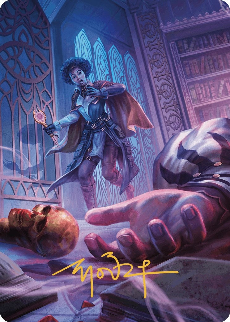 Image for Deadly Complication Art Card (Gold-Stamped Signature) (33) [Murders at Karlov Manor] - Magic: The Gathering