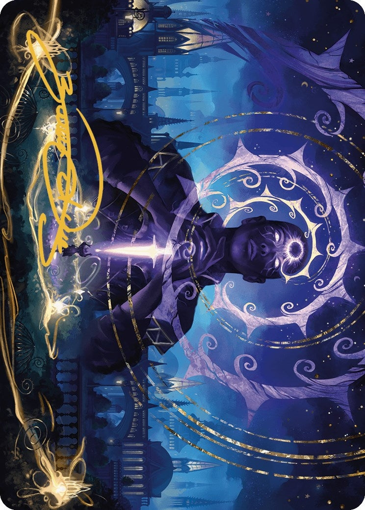 Image for Coerced to Kill Art Card (Gold-Stamped Signature) (17) [Murders at Karlov Manor] - Magic: The Gathering