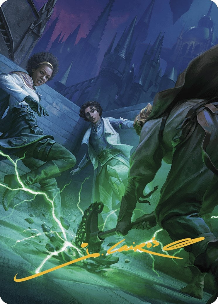 Image for Fanatical Strength Art Card (Gold-Stamped Signature) (32) [Murders at Karlov Manor] - Magic: The Gathering