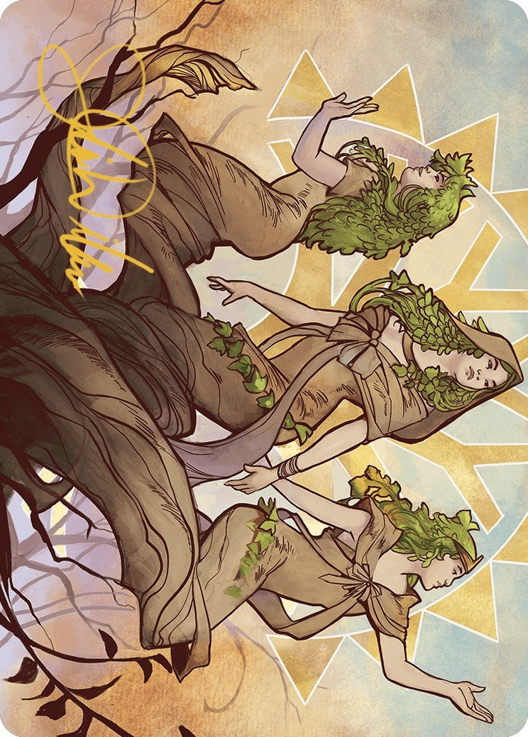 Image for Trostani, Three Whispers Art Card (Gold-Stamped Signature) (37) [Murders at Karlov Manor] - Magic: The Gathering