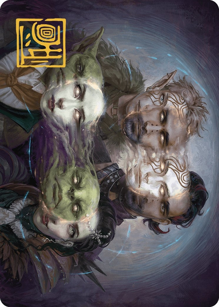 Image for Illicit Masquerade Art Card (Gold-Stamped Signature) (8) [Murders at Karlov Manor] - Magic: The Gathering