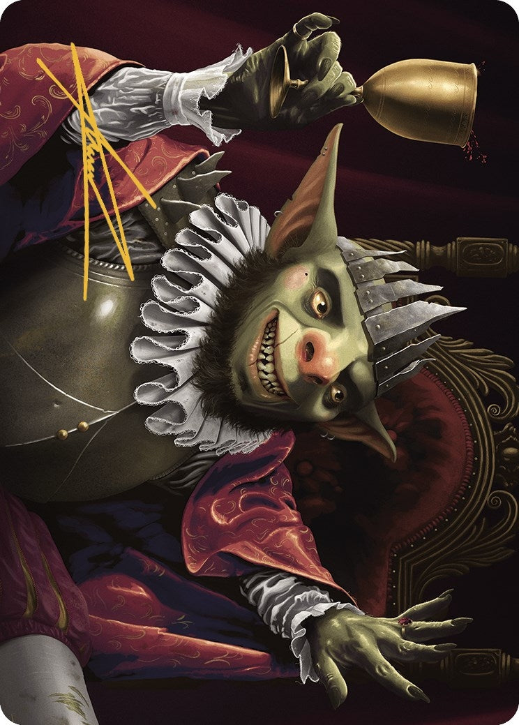 Image for Krenko, Baron of Tin Street Art Card (Gold-Stamped Signature) (40) [Murders at Karlov Manor] - Magic: The Gathering