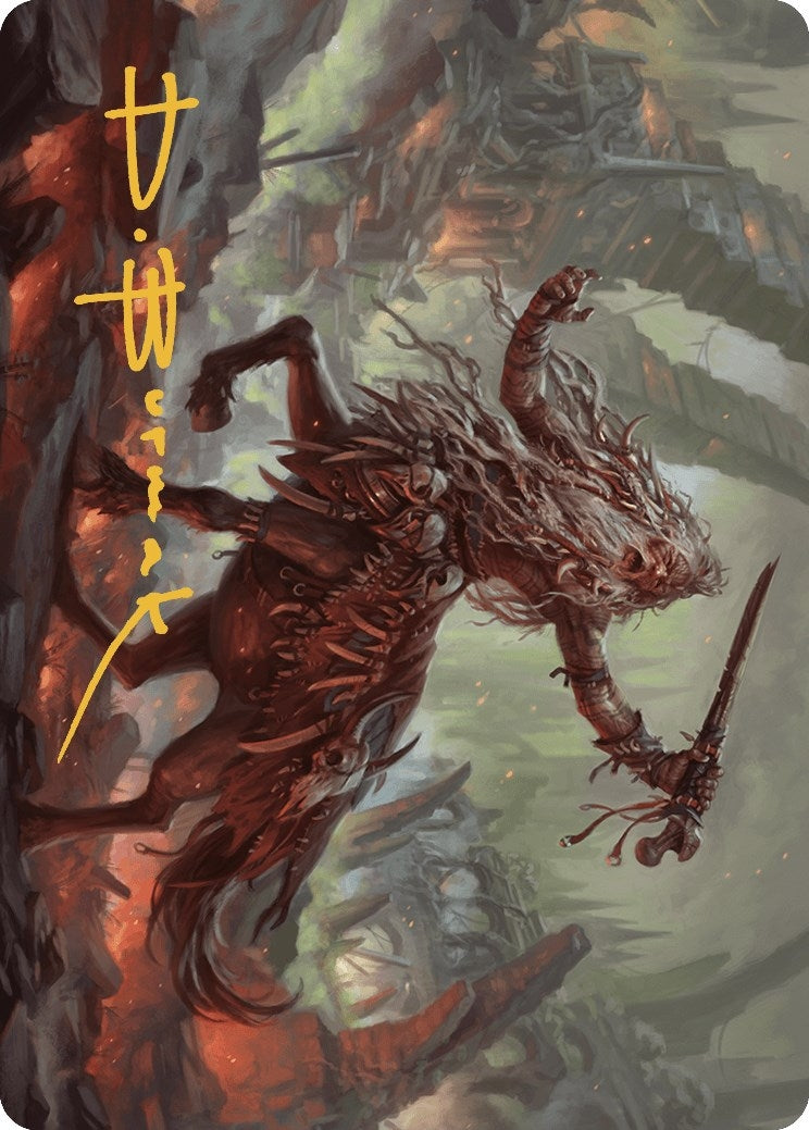 Image for Yarus, Roar of the Old Gods Art Card (24/49) (Gold-Stamped Signature) (24) [Murders at Karlov Manor] - Magic: The Gathering