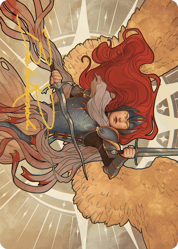 Image for Aurelia, the Law Above Art Card (36/49) (Gold-Stamped Signature) (36) [Murders at Karlov Manor] - Magic: The Gathering
