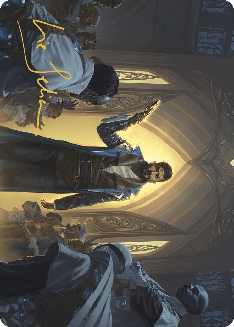 Image for Auspicious Arrival Art Card (Gold-Stamped Signature) (2) [Murders at Karlov Manor] - Magic: The Gathering