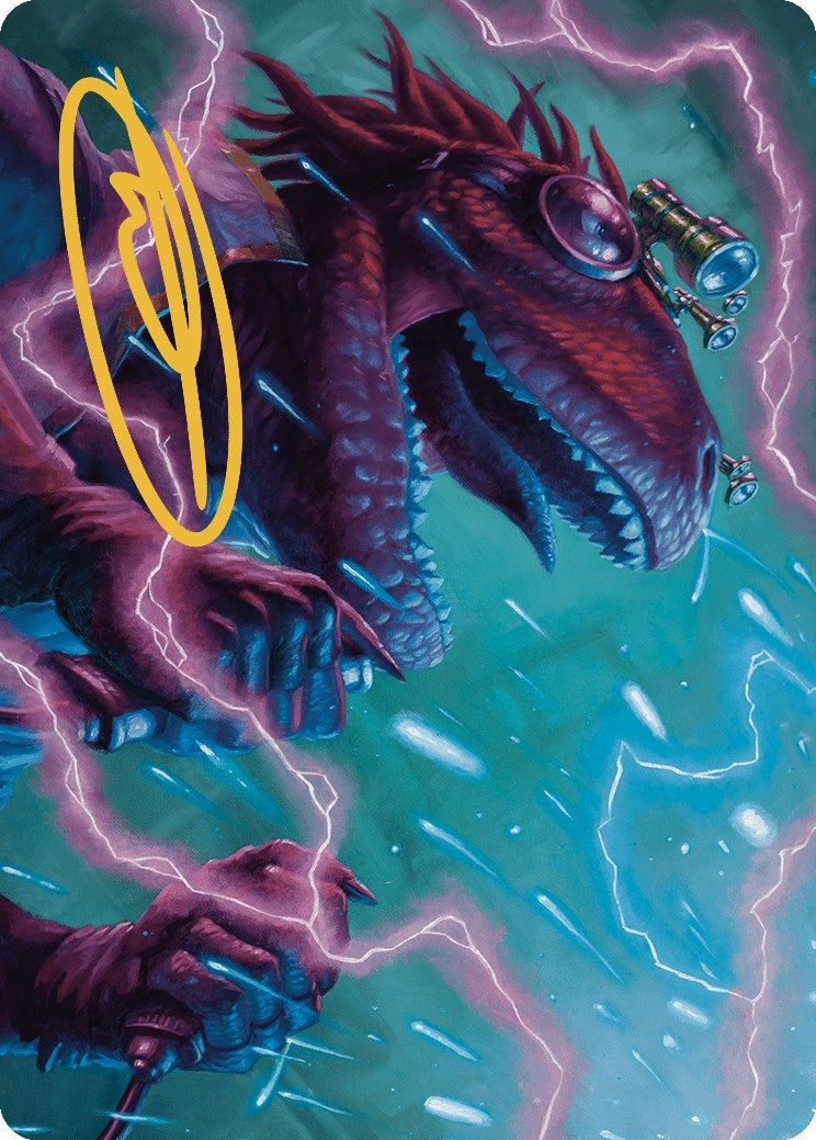 Image for Kylox, Visionary Inventor Art Card (Gold-Stamped Signature) (43) [Murders at Karlov Manor] - Magic: The Gathering
