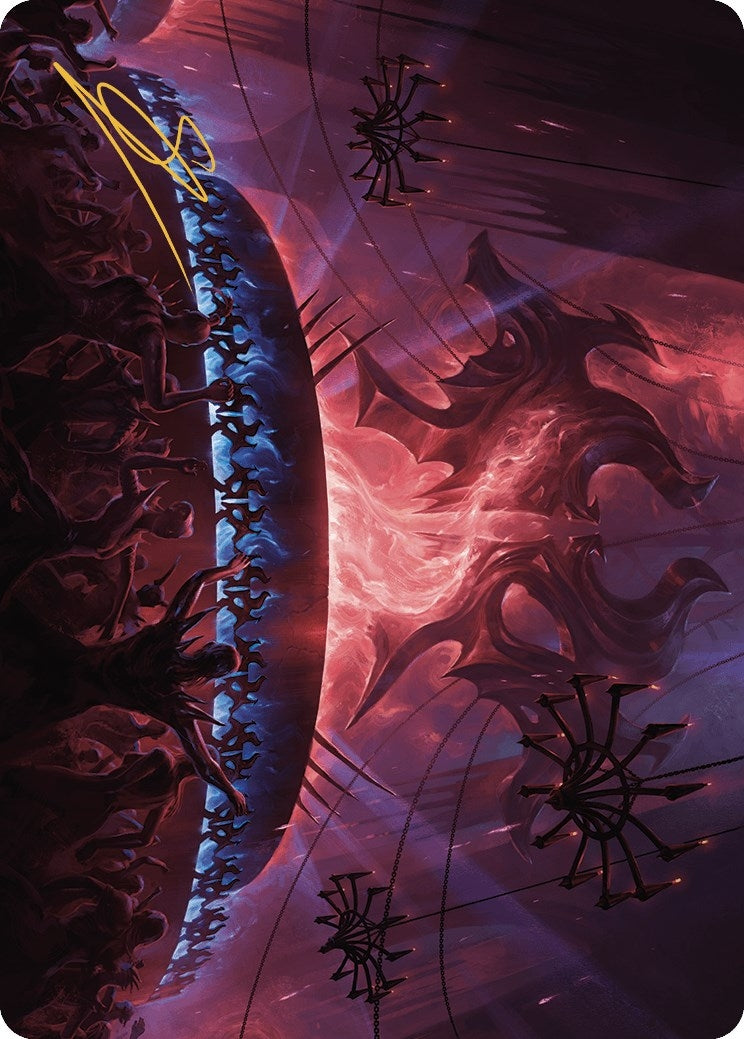Image for Raucous Theater Art Card (Gold-Stamped Signature) (26) [Murders at Karlov Manor] - Magic: The Gathering