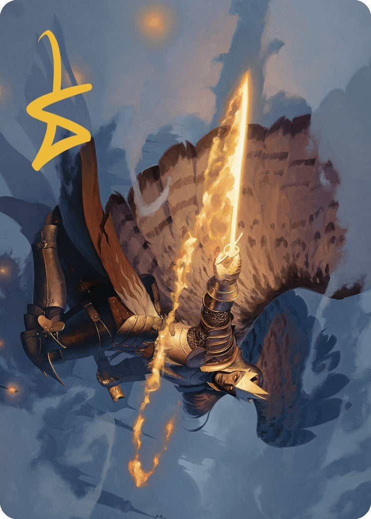 Image for Aurelia's Vindicator Art Card (Gold-Stamped Signature) (1) [Murders at Karlov Manor] - Magic: The Gathering