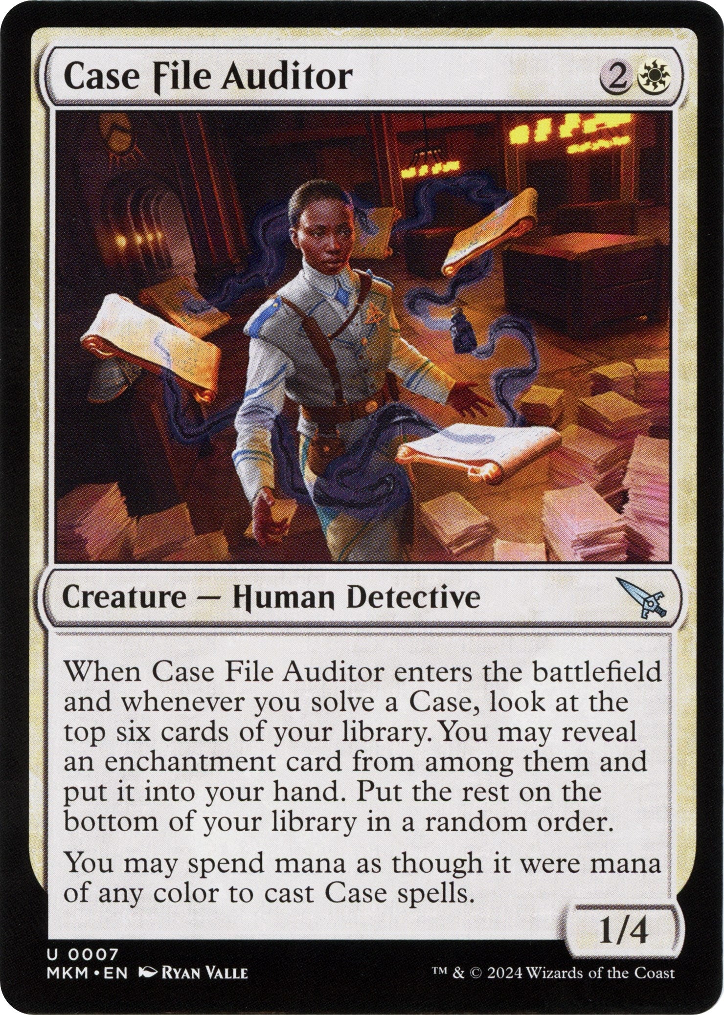 Image for Case File Auditor (b) (7) [Murders at Karlov Manor] - Magic: The Gathering