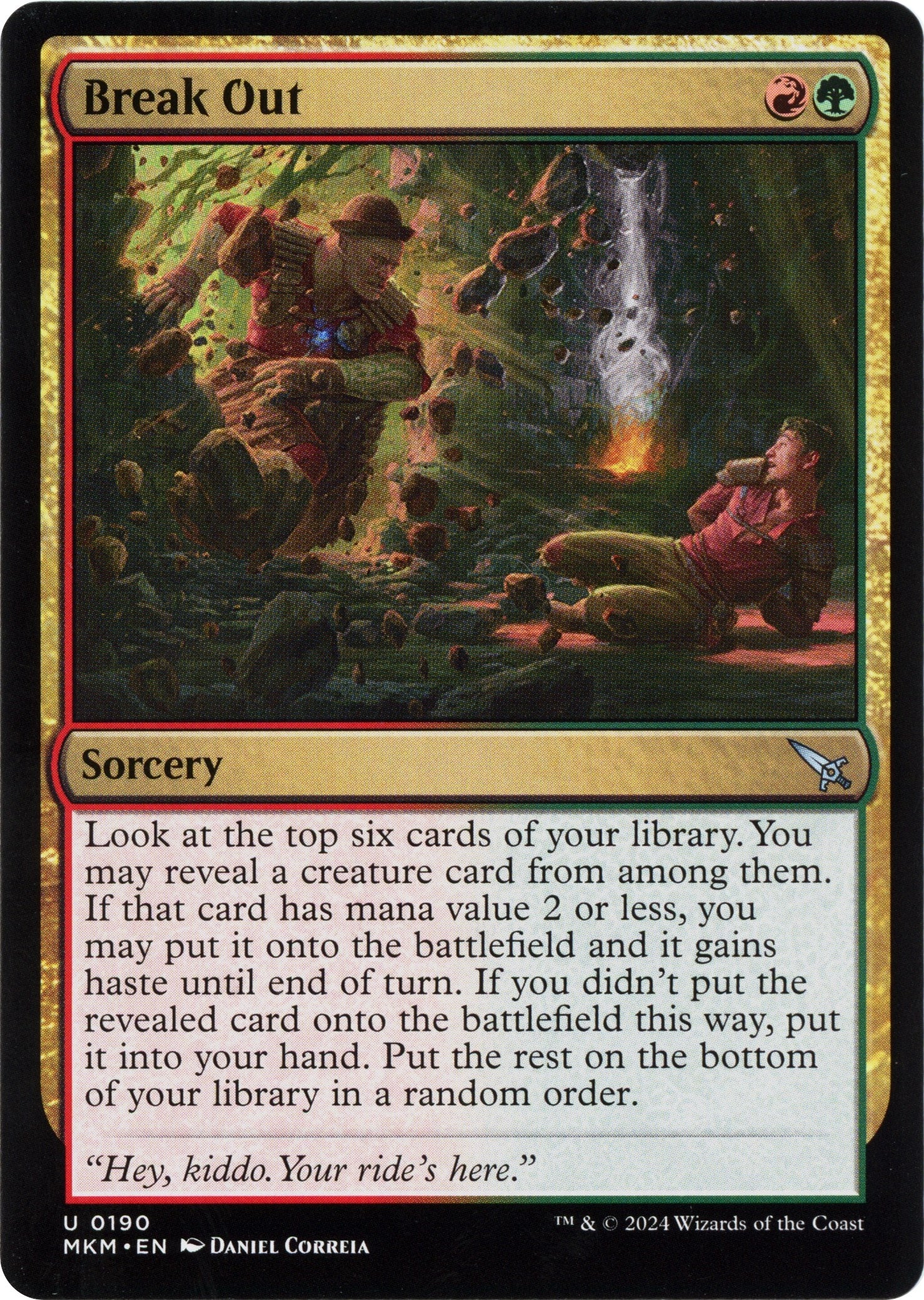 Image for Break Out (b) (190) [Murders at Karlov Manor] - Magic: The Gathering