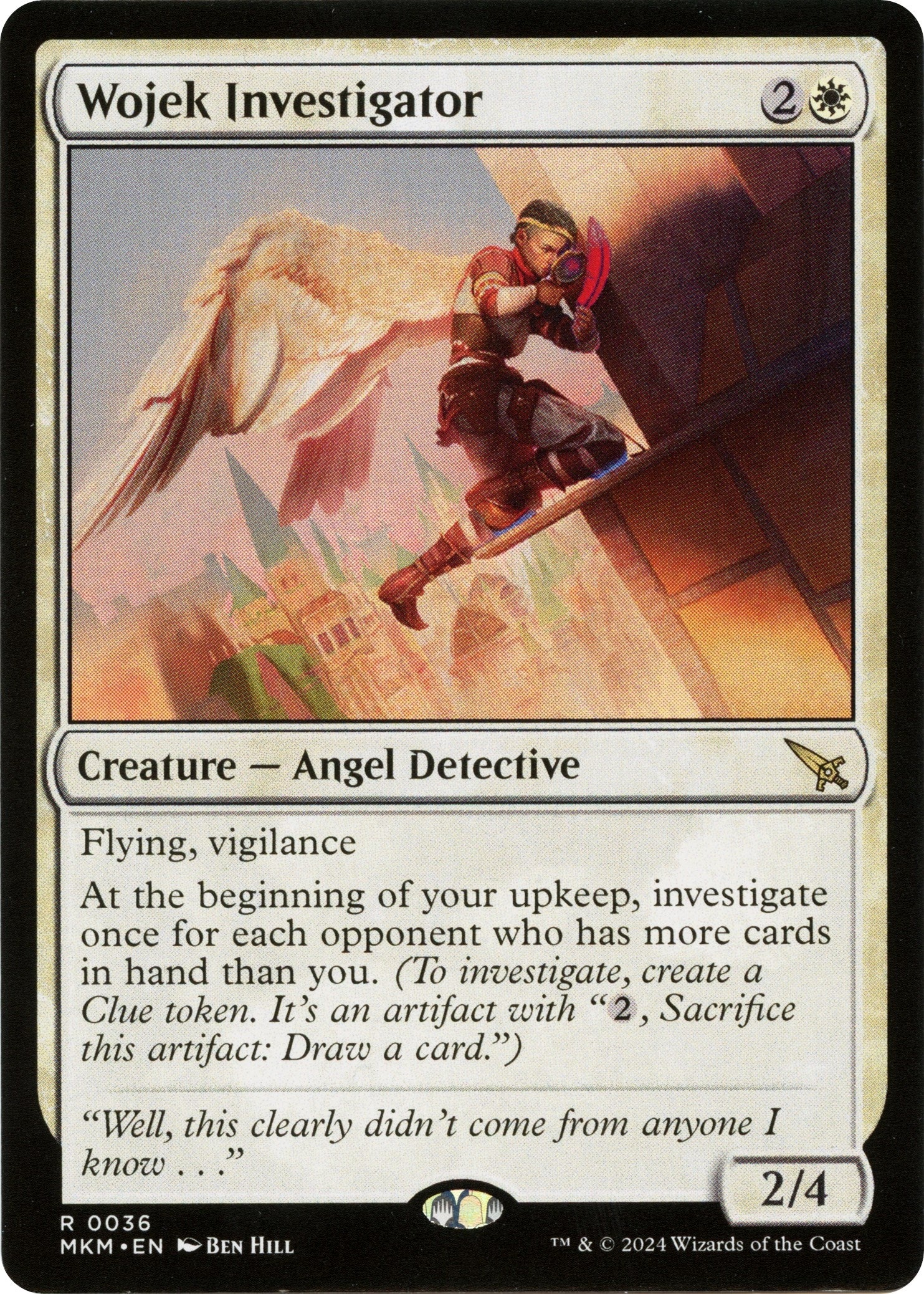 Image for Wojek Investigator (b) (36) [Murders at Karlov Manor] - Magic: The Gathering