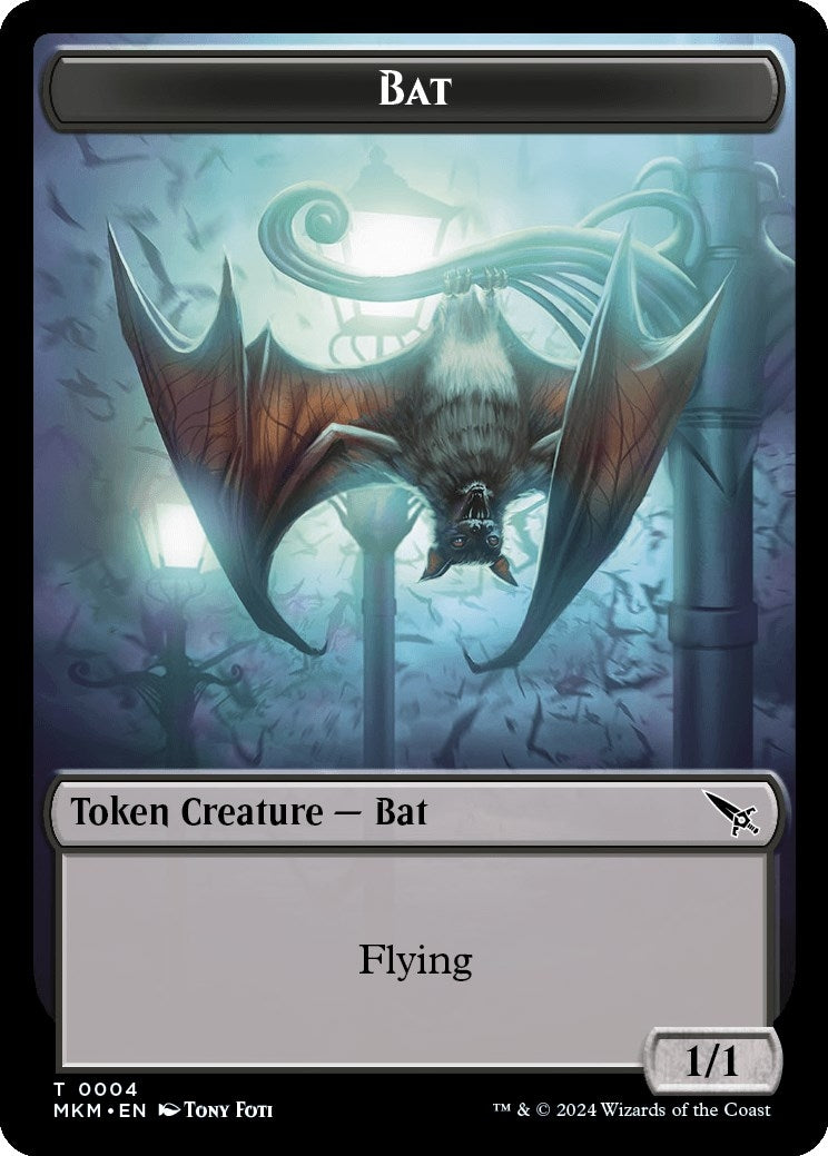 Image for Bat Token (4) [Murders at Karlov Manor] - Magic: The Gathering