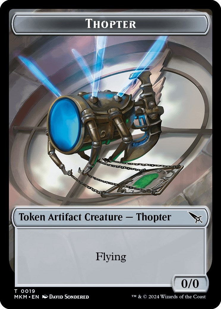 Image for Thopter Token (0019) (19) [Murders at Karlov Manor] - Magic: The Gathering