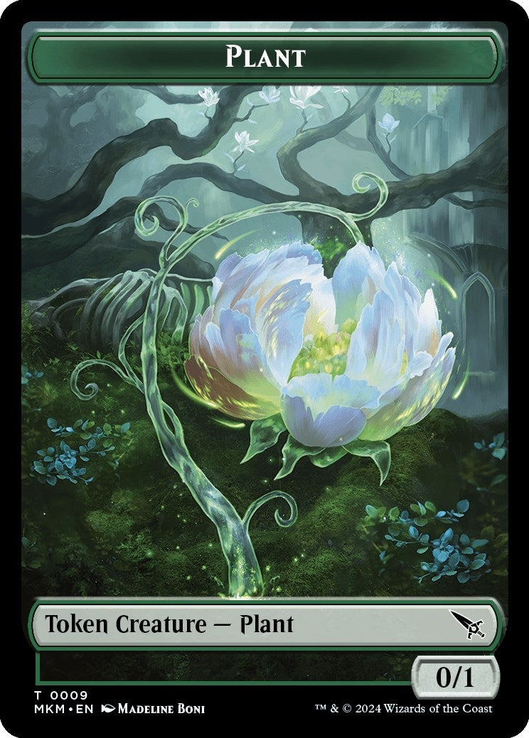 Image for Plant Token (9) [Murders at Karlov Manor] - Magic: The Gathering
