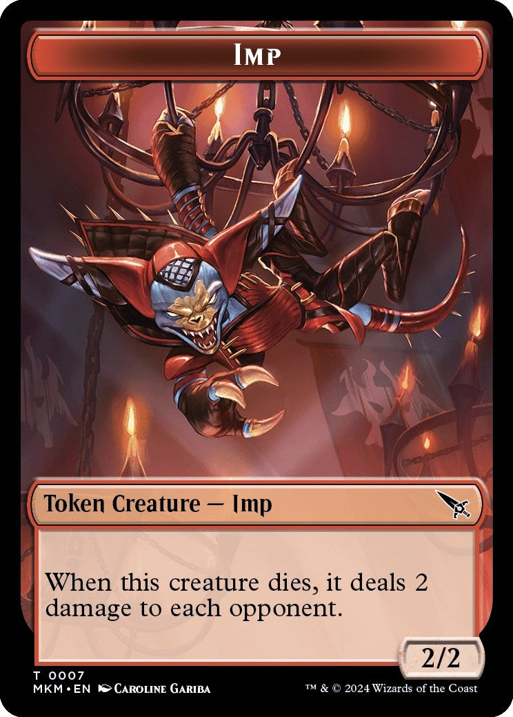 Image for Imp Token (7) [Murders at Karlov Manor] - Magic: The Gathering