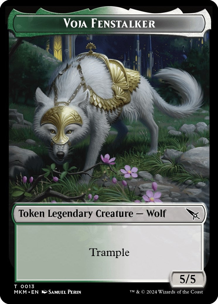 Image for Voja Fenstalker Token (13) [Murders at Karlov Manor] - Magic: The Gathering