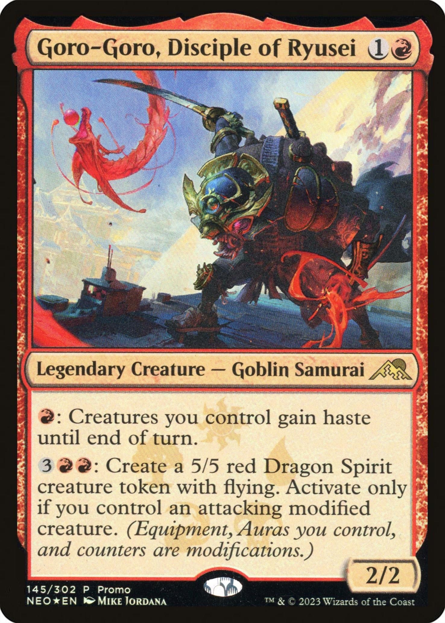 Image for Goro-Goro, Disciple of Ryusei (145) [Media Promos] - Magic: The Gathering
