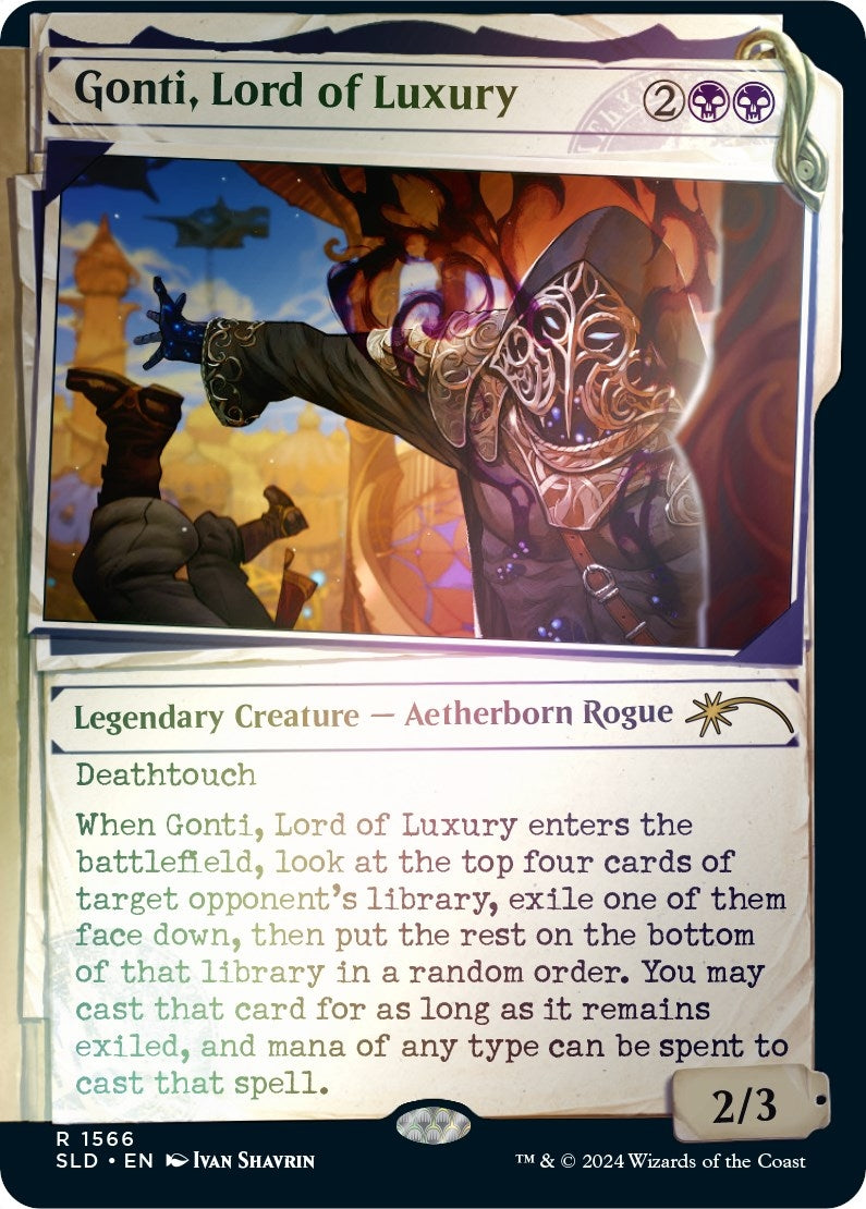 Image for Gonti, Lord of Luxury (Rainbow Foil) (1566) [Secret Lair Drop Series] - Magic: The Gathering