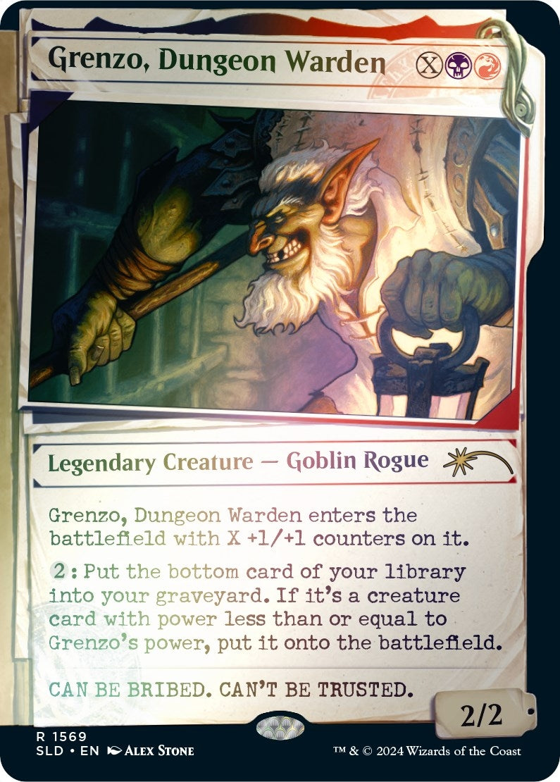 Image for Grenzo, Dungeon Warden (Rainbow Foil) (1569) [Secret Lair Drop Series] - Magic: The Gathering