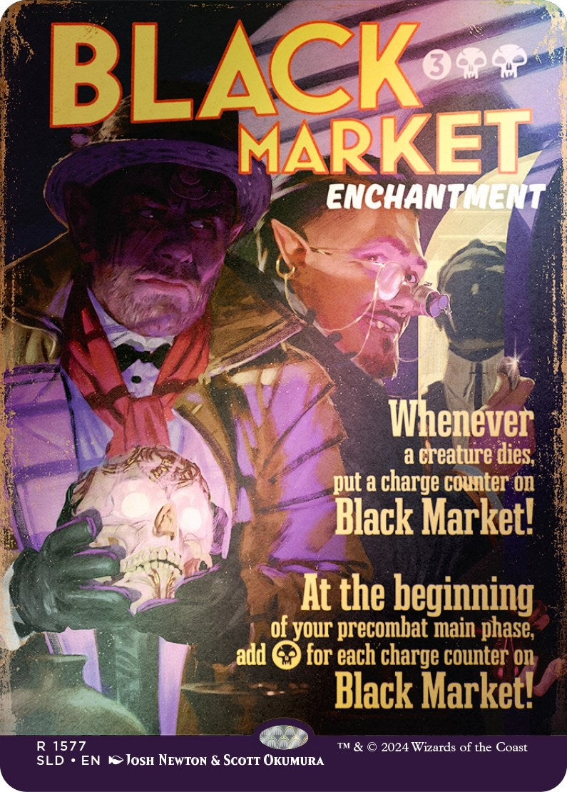 Image for Black Market (Rainbow Foil) (1577) [Secret Lair Drop Series] - Magic: The Gathering