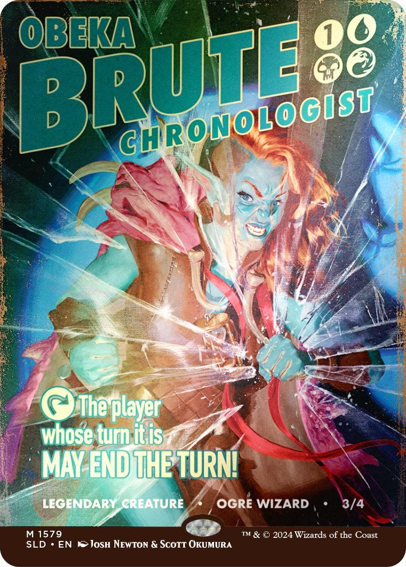 Image for Obeka, Brute Chronologist (Rainbow Foil) (1579) [Secret Lair Drop Series] - Magic: The Gathering