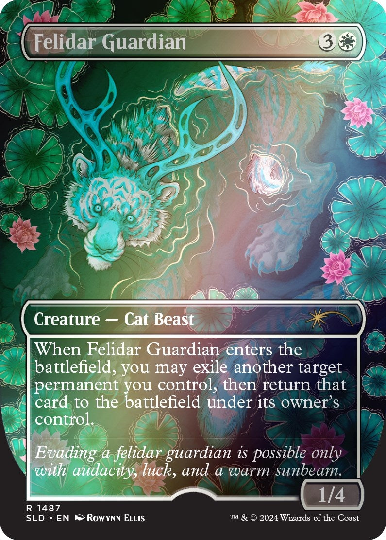 Image for Felidar Guardian (Rainbow Foil) (1487) [Secret Lair Drop Series] - Magic: The Gathering