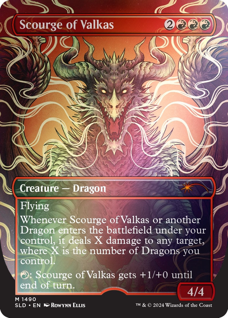 Image for Scourge of Valkas (Rainbow Foil) (1490) [Secret Lair Drop Series] - Magic: The Gathering