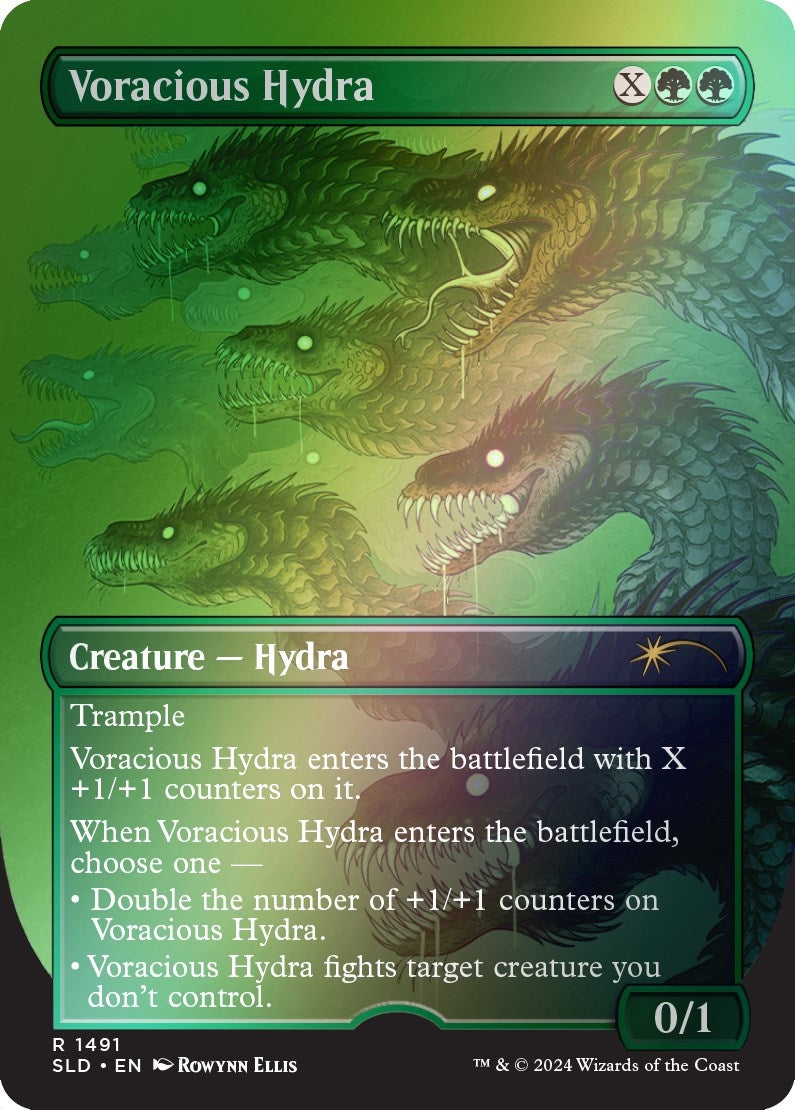 Image for Voracious Hydra (Rainbow Foil) (1491) [Secret Lair Drop Series] - Magic: The Gathering