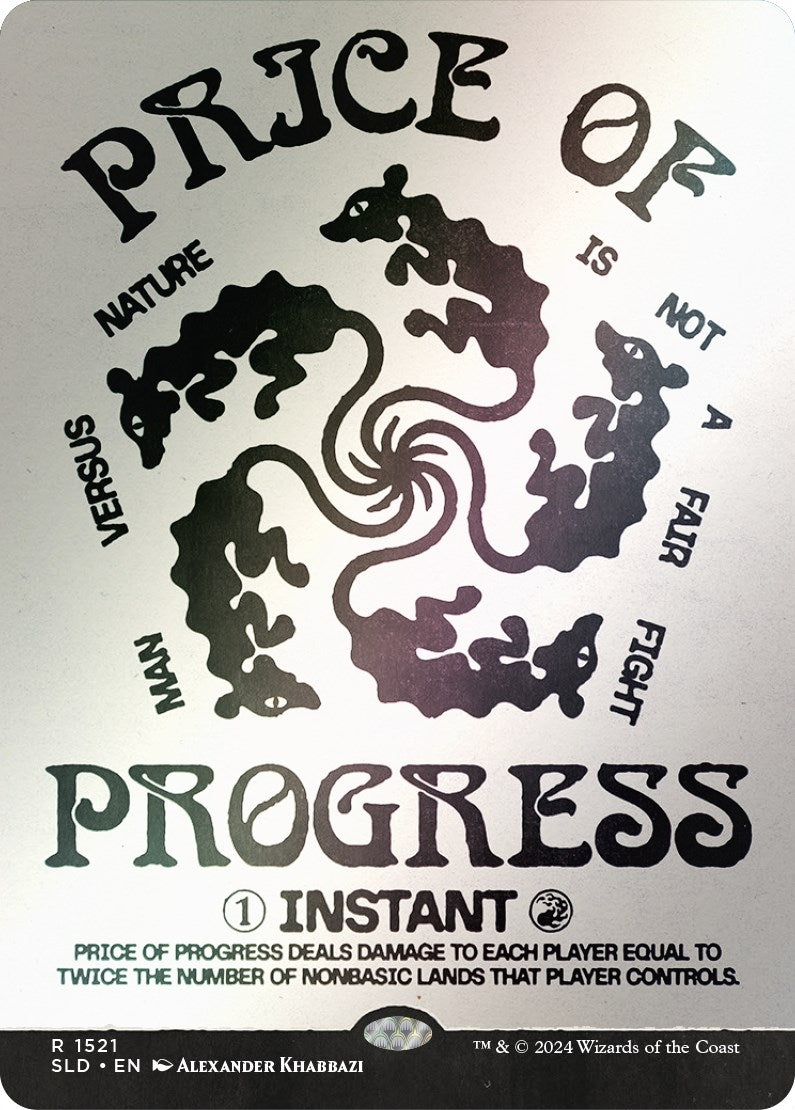 Image for Price of Progress (Rainbow Foil) (1521) [Secret Lair Drop Series] - Magic: The Gathering