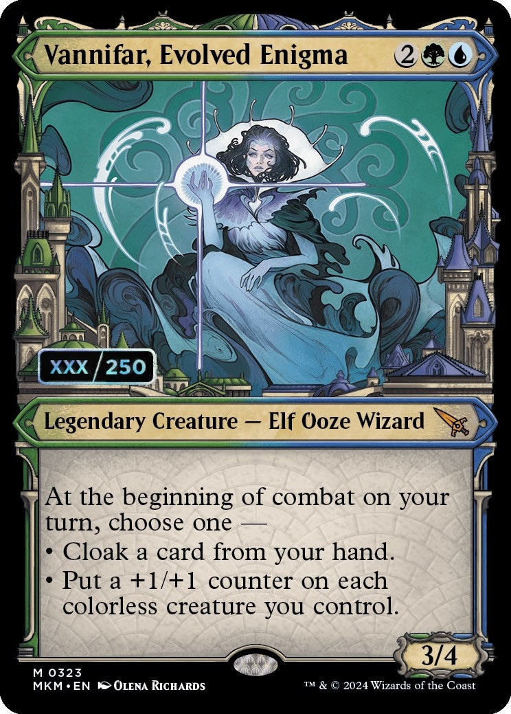 Image for Vannifar, Evolved Enigma (Serial Numbered) (323) [Murders at Karlov Manor] - Magic: The Gathering