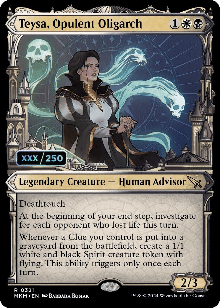 Image for Teysa, Opulent Oligarch (Serial Numbered) (321) [Murders at Karlov Manor] - Magic: The Gathering