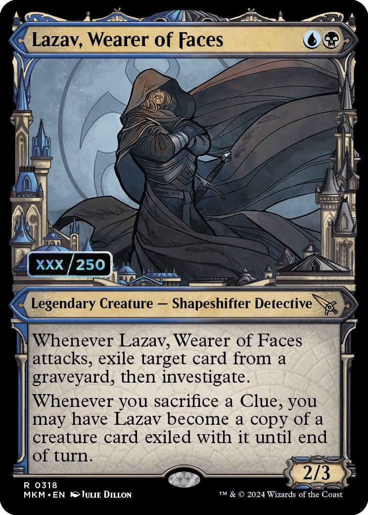 Image for Lazav, Wearer of Faces (Serial Numbered) (318) [Murders at Karlov Manor] - Magic: The Gathering