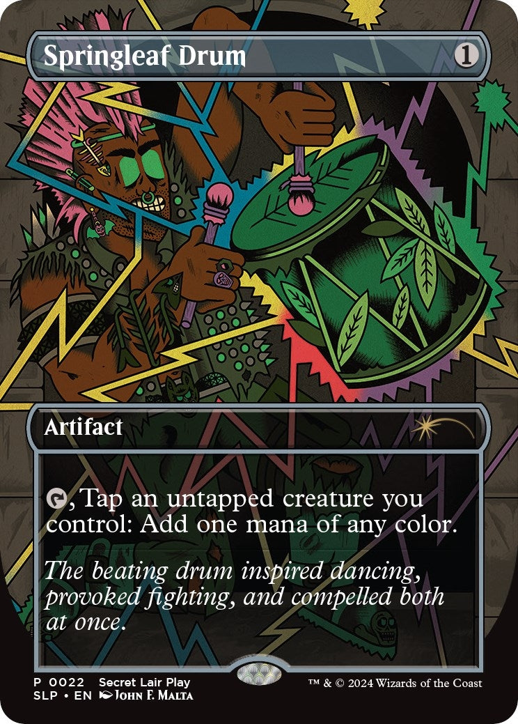 Image for Springleaf Drum (22) [Secret Lair Showdown] - Magic: The Gathering