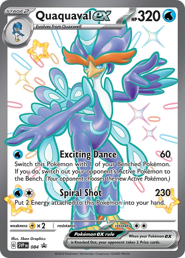 Image for Quaquaval ex - 084 (084) [SV: Scarlet & Violet Promo Cards] - Pokemon