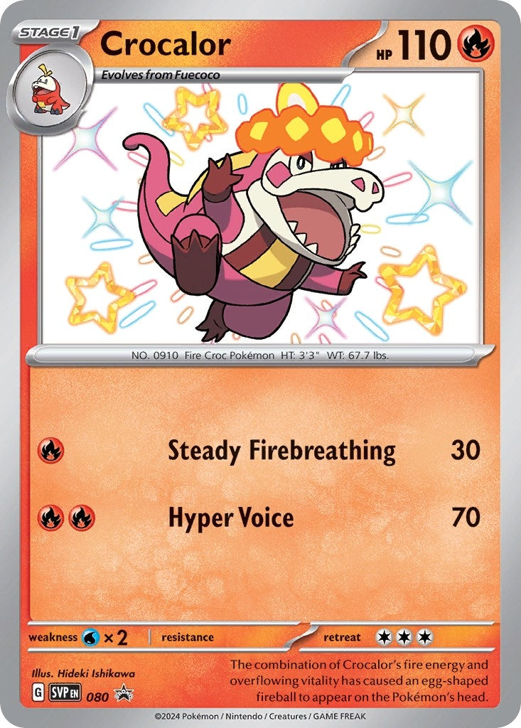 Crocalor - 080 (080) [SV: Scarlet & Violet Promo Cards]