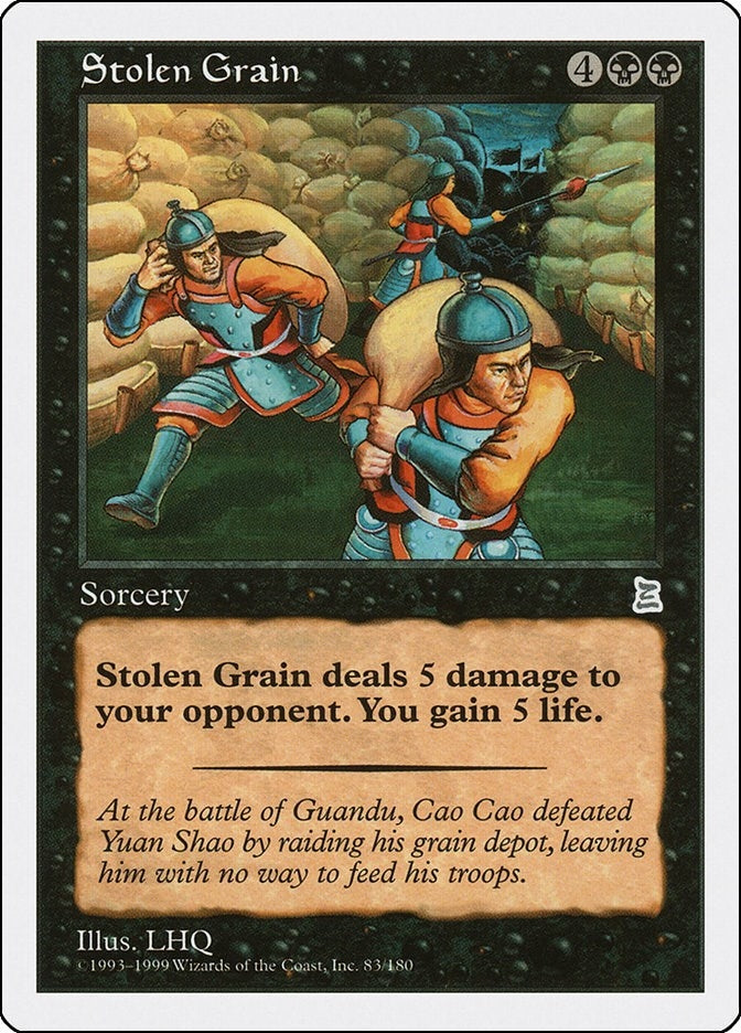 Image for Stolen Grain (83) [Portal Three Kingdoms] - Magic: The Gathering
