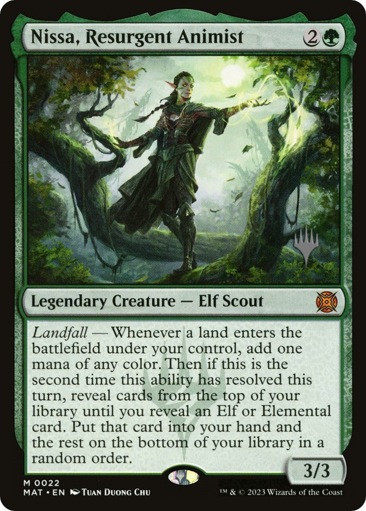Image for Nissa, Resurgent Animist (22) [Murders at Karlov Manor] - Magic: The Gathering