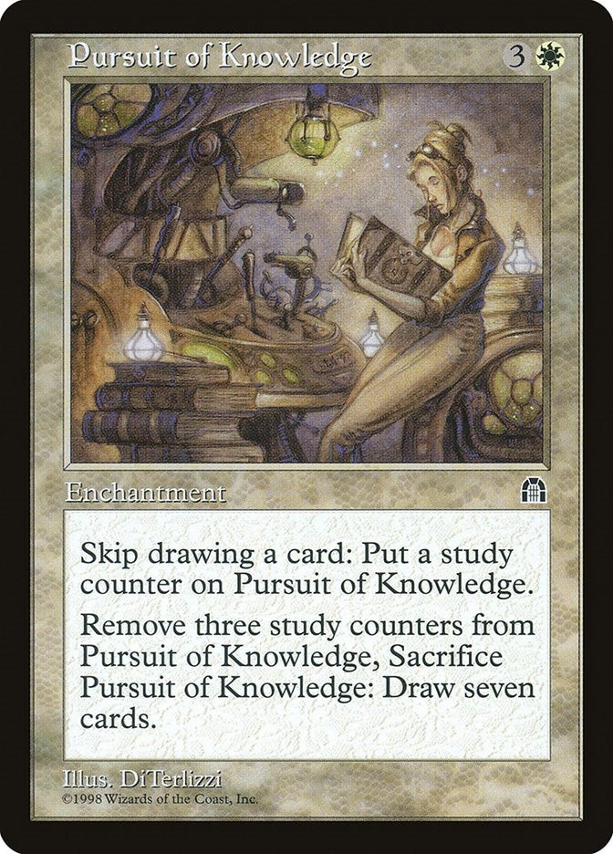 Image for Pursuit of Knowledge [Stronghold] - Magic: The Gathering