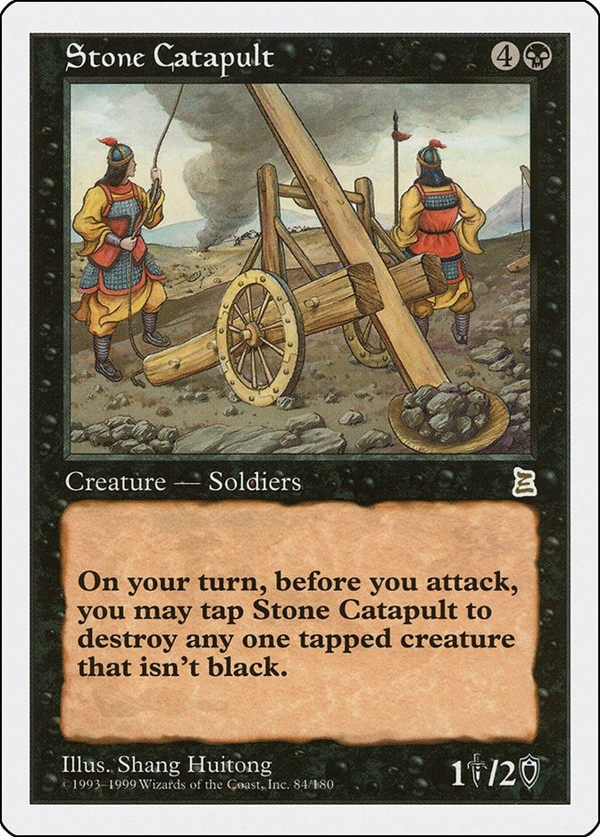 Image for Stone Catapult (84) [Portal Three Kingdoms] - Magic: The Gathering