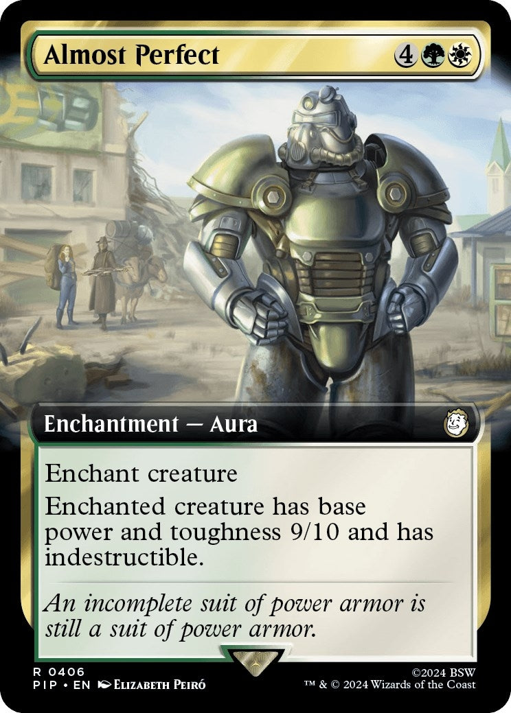 Image for Almost Perfect (Extended Art) (406) [Universes Beyond: Fallout] - Magic: The Gathering