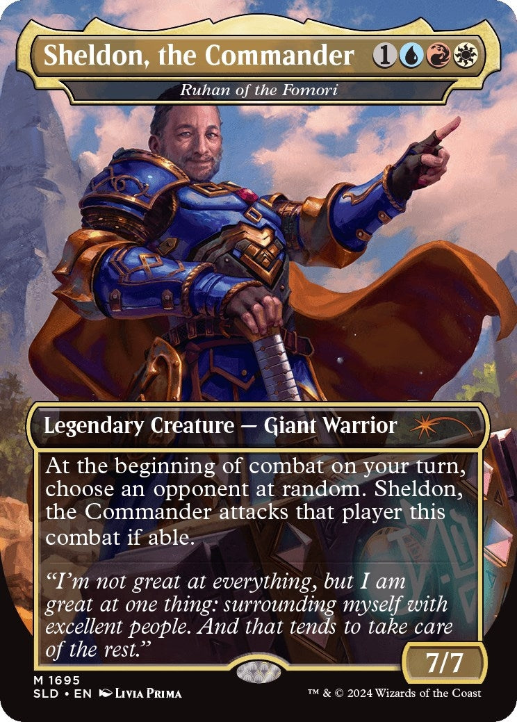 Image for Sheldon, the Commander - Ruhan of the Fomori (1695) [Secret Lair Drop Series] - Magic: The Gathering
