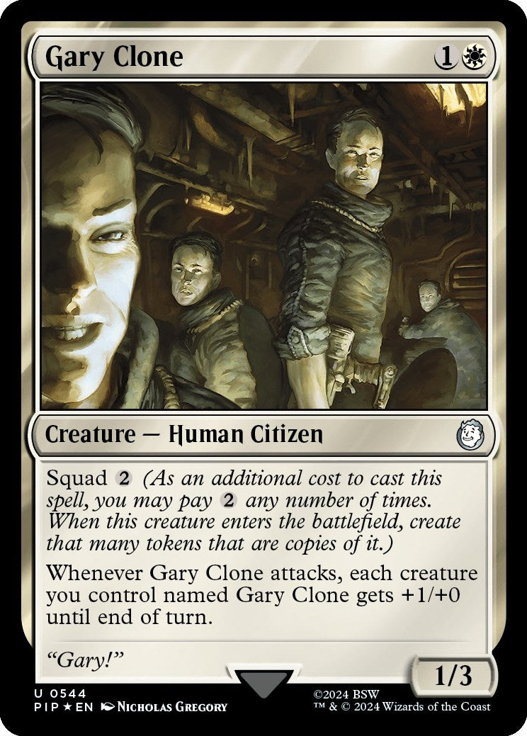 Image for Gary Clone (Surge Foil) (544) [Universes Beyond: Fallout] - Magic: The Gathering