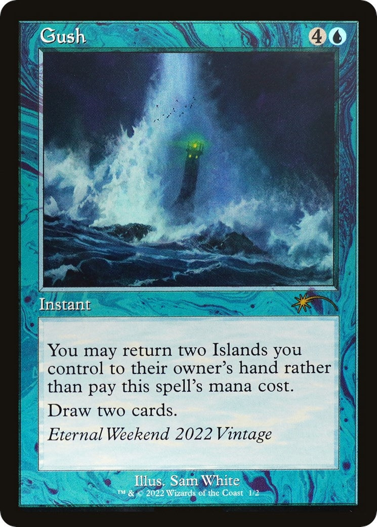 Image for Gush (Eternal Weekend 2022 Promo) (1) [Unique and Miscellaneous Promos] - Magic: The Gathering