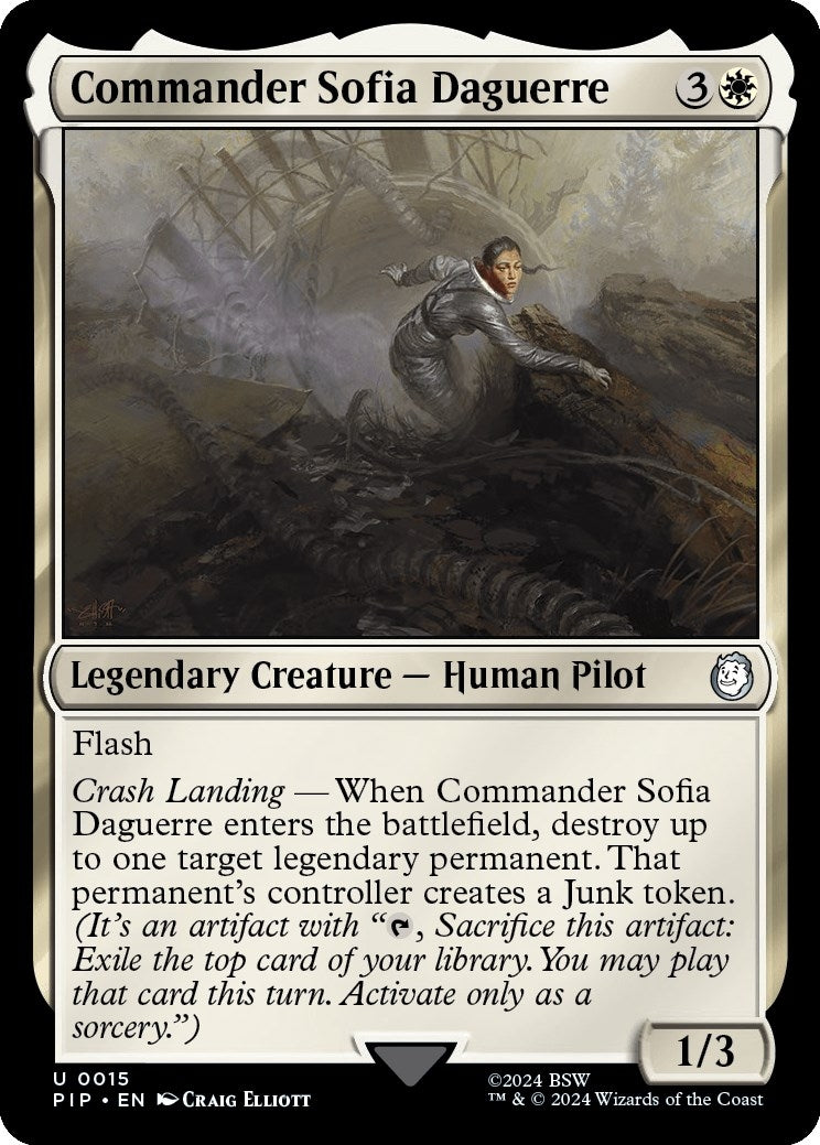 Image for Commander Sofia Daguerre (15) [Universes Beyond: Fallout] - Magic: The Gathering