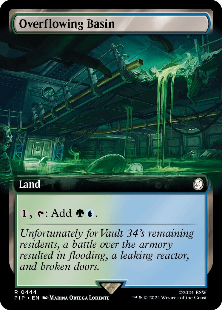 Image for Overflowing Basin (Extended Art) (444) [Universes Beyond: Fallout] - Magic: The Gathering