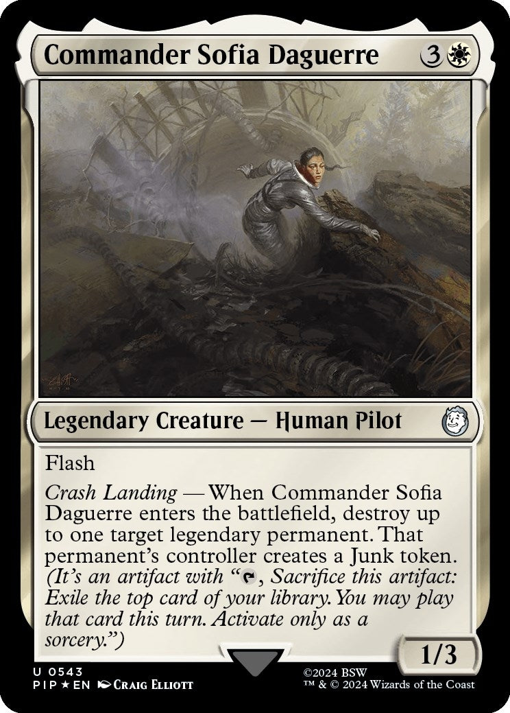 Image for Commander Sofia Daguerre (Surge Foil) (543) [Universes Beyond: Fallout] - Magic: The Gathering
